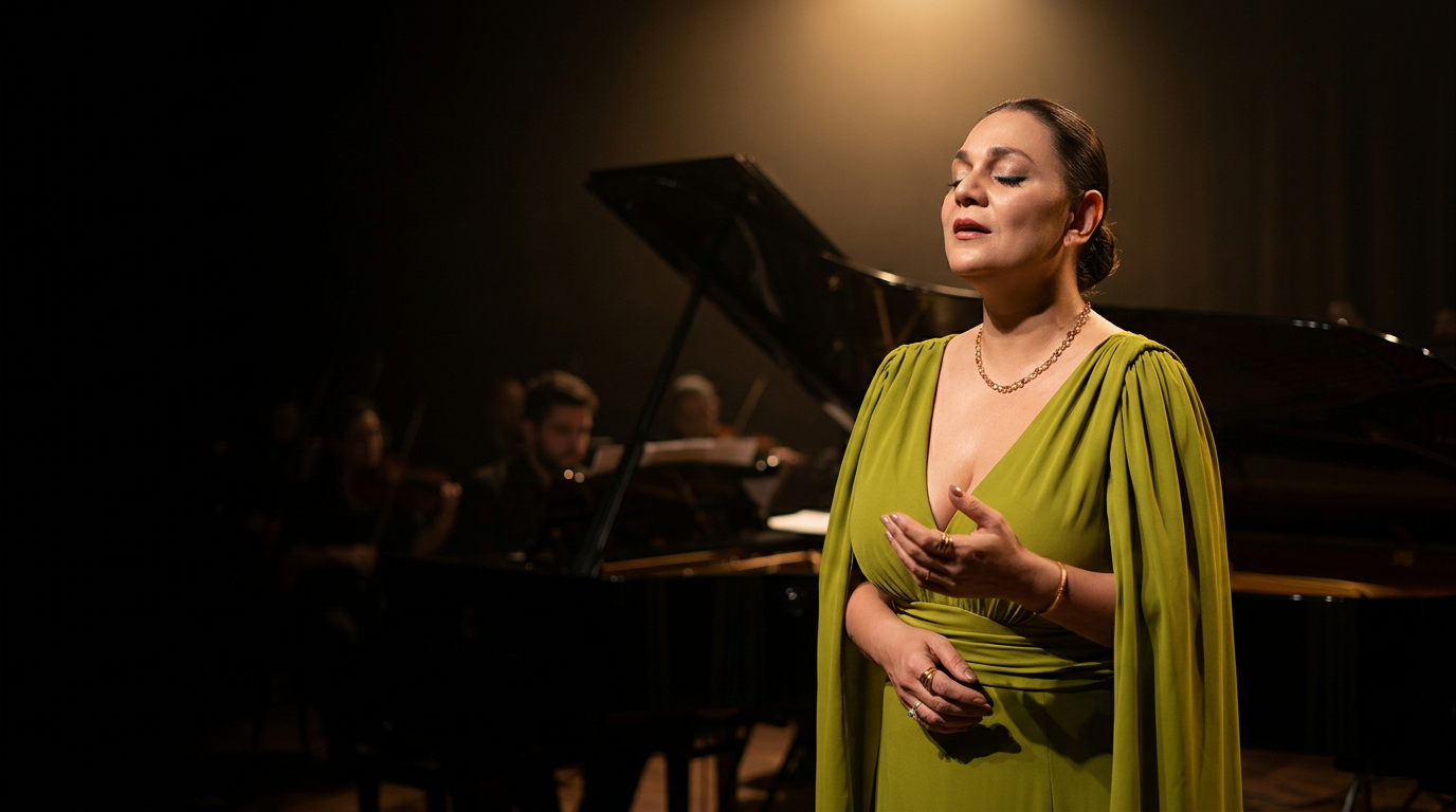 Anna Hernandez, soprano brasileira em performance